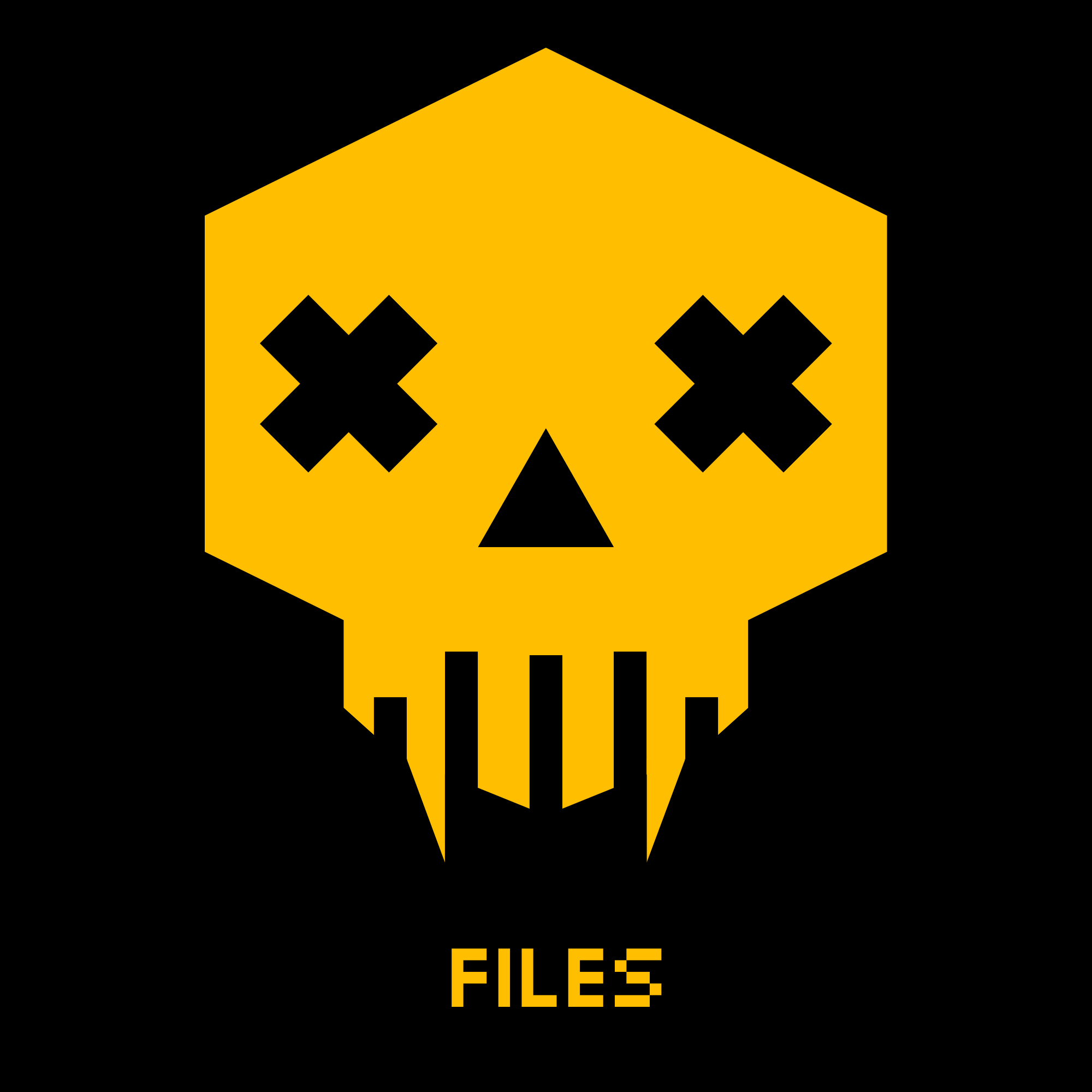 Yellow RETUI Files skull identity